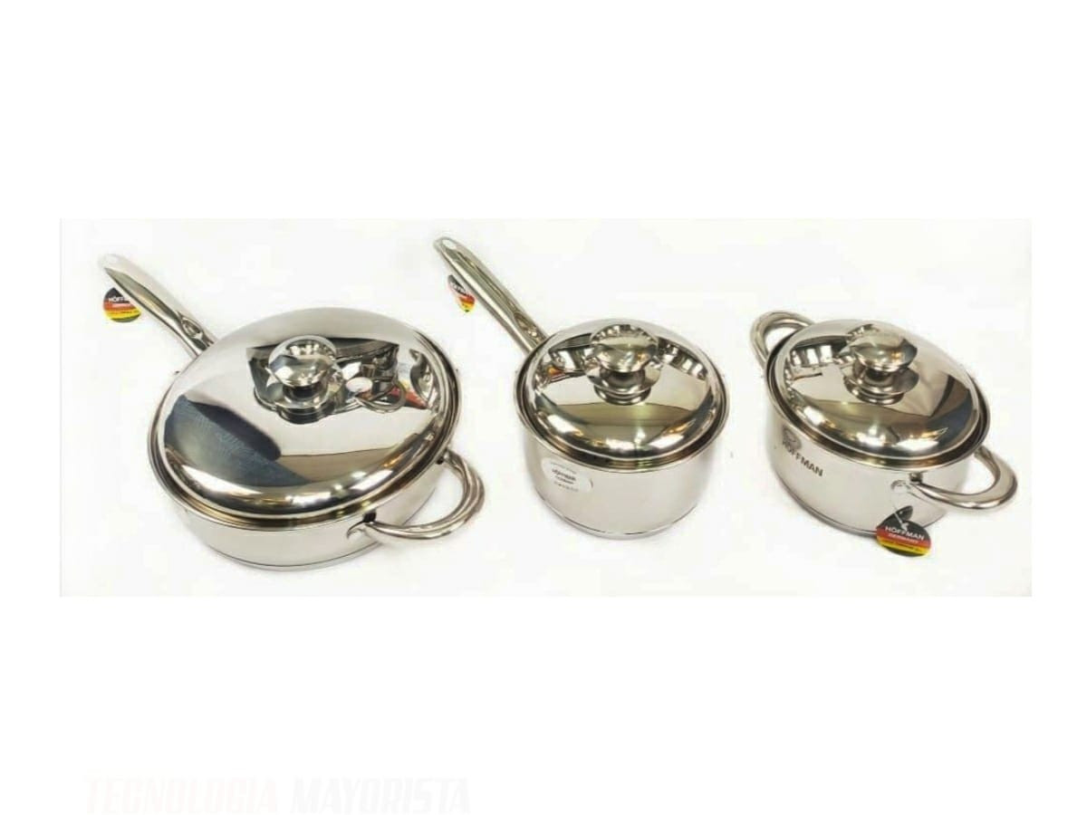 Bateria de ollas hoffman 12 piezas